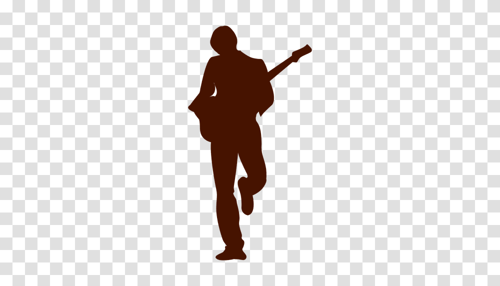 Music Guitar Player Silhouette, Person, Human, Musician, Musical Instrument Transparent Png