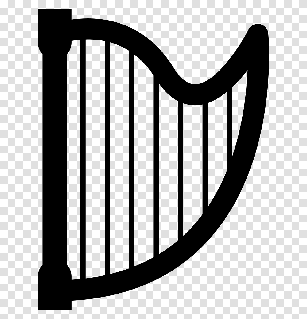 Music Harp Harp Icon, Leisure Activities, Musical Instrument, Lyre, Rug Transparent Png