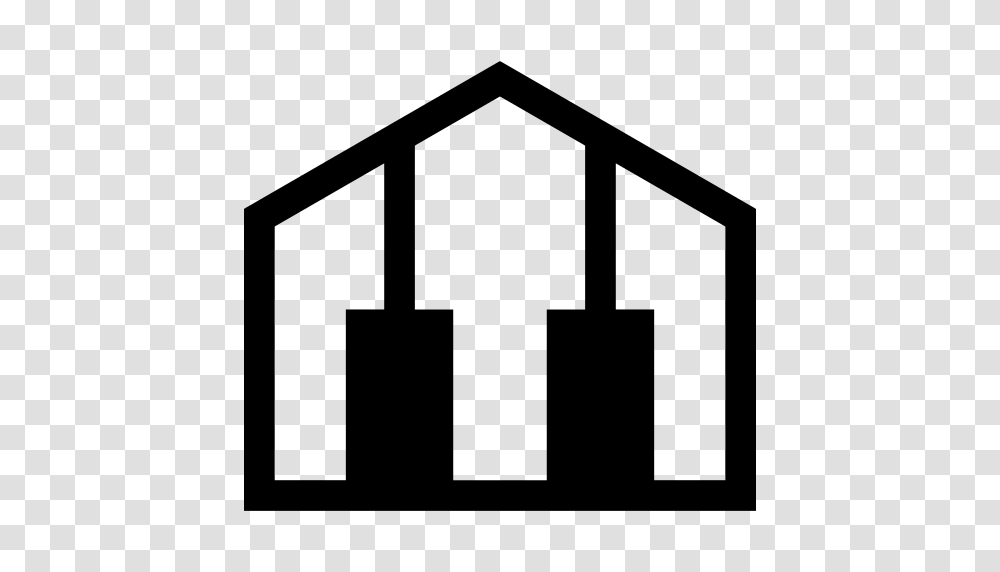 Music House With Piano Keys Icon, Gray, World Of Warcraft Transparent Png