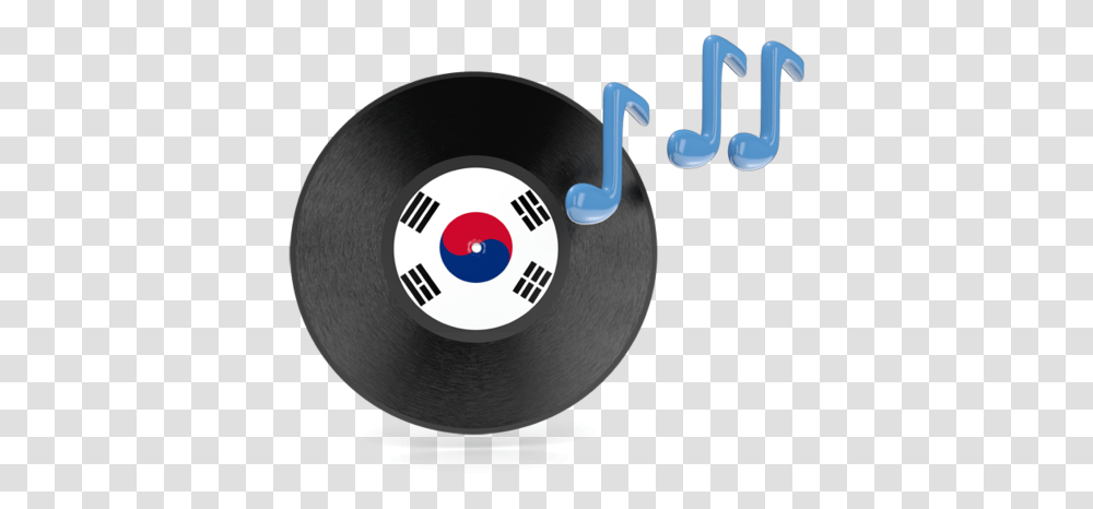 Music Icon South Korea Flag Music, Tape, Electronics, Disk, Dvd Transparent Png