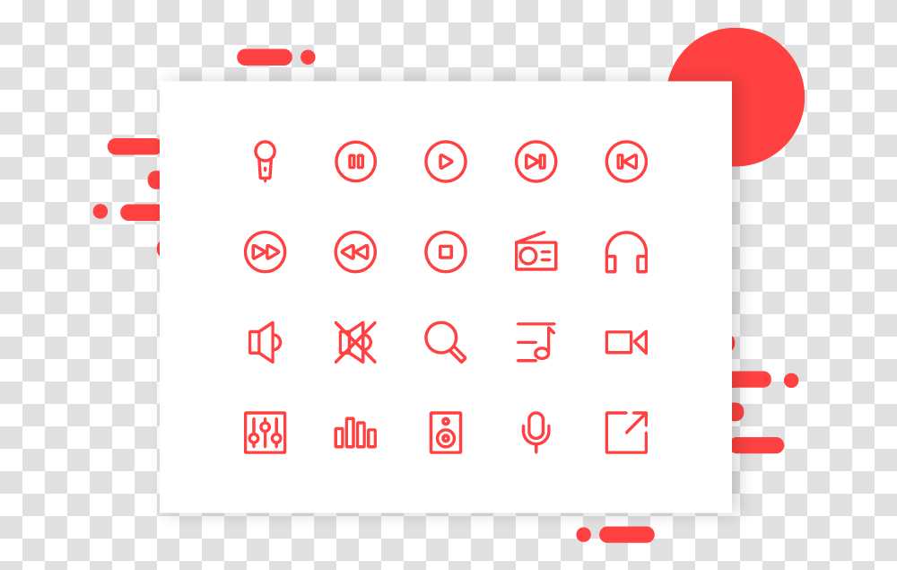 Music Icon Symbol Music Icon Outline Line Icon App Circle, Number, Alphabet, Electronics Transparent Png