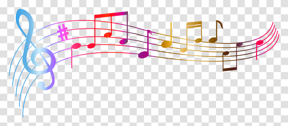 Music Images Free For Colorful Music Note Clipart, Light, Text, Graphics Transparent Png