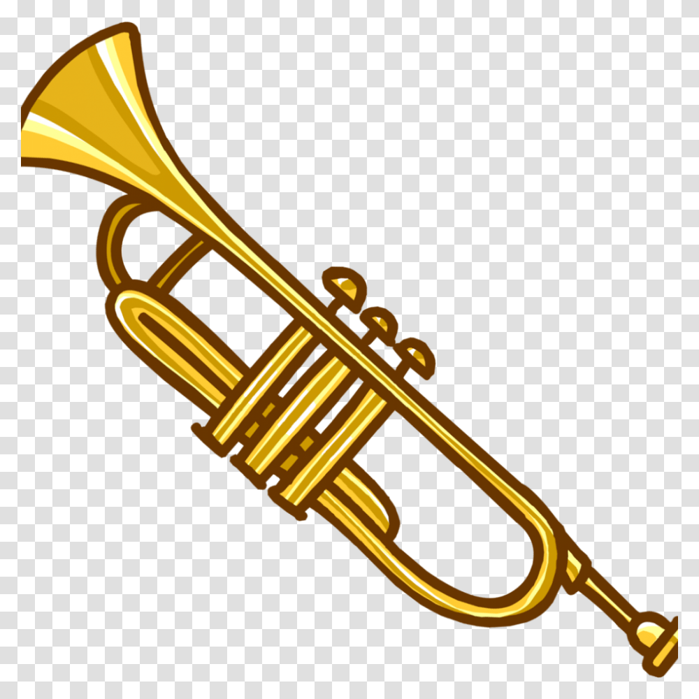 Music Instrument Clipart Musical Items, Trumpet, Horn, Brass Section, Musical Instrument Transparent Png