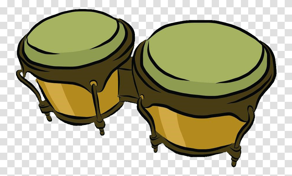 Music Instruments Clipart Conga Musical Latin Bongos Cartoon, Drum, Percussion, Musical Instrument Transparent Png