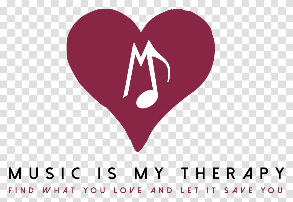 Music Is My Therapy, Heart, Cushion, Pillow, Balloon Transparent Png