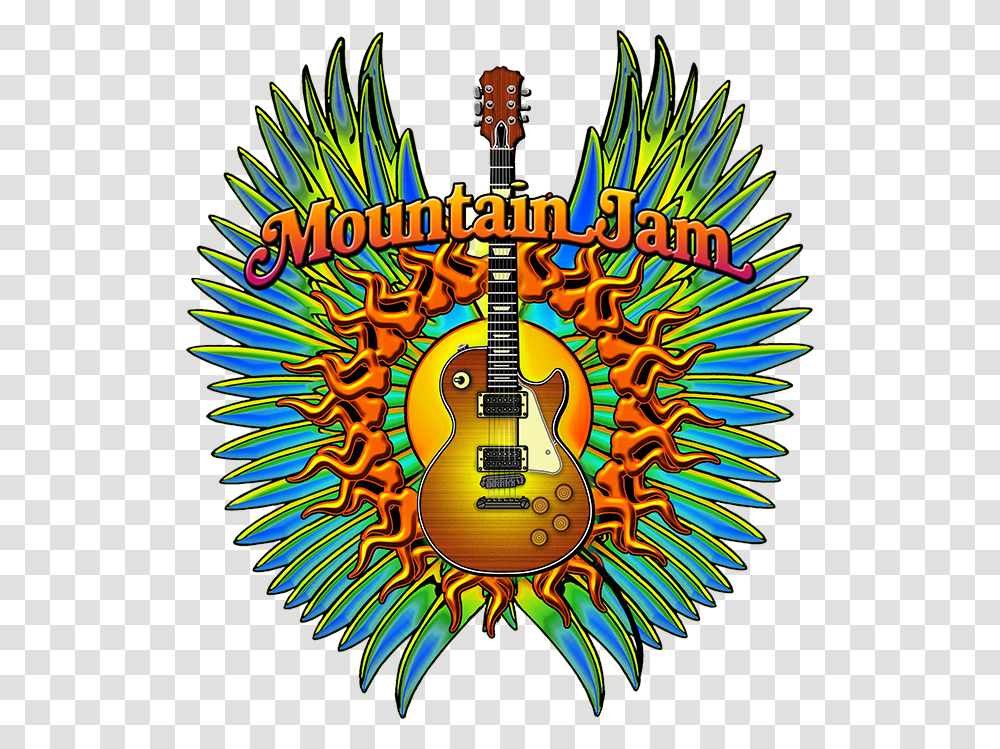 Music Jam Mountain Jam Logo 2019, Guitar, Leisure Activities, Musical Instrument, Electric Guitar Transparent Png