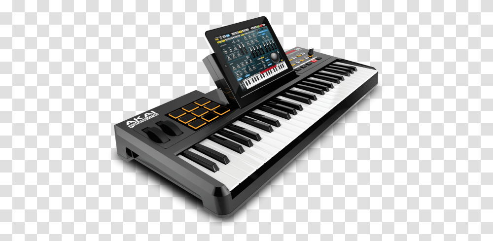 Music Keyboard Ipad Midi Keyboard, Piano, Leisure Activities, Musical Instrument, Electronics Transparent Png