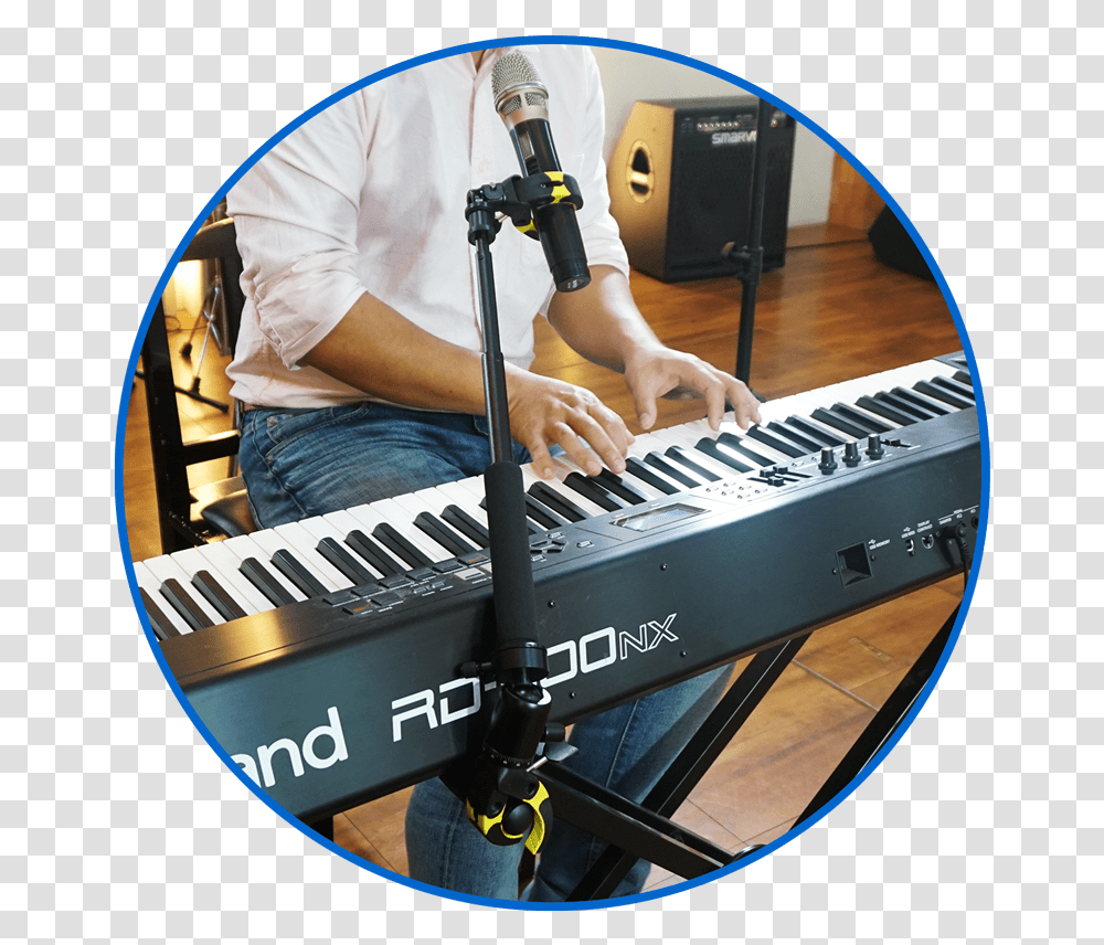 Music Learning And Performance Mobile Catch Electric Piano, Person, Human, Electronics, Leisure Activities Transparent Png