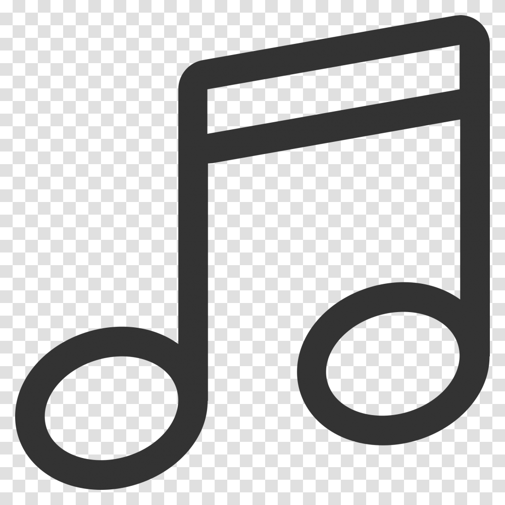 Music Line Icon Download Music Icon Line, Alphabet, Label, Mailbox Transparent Png