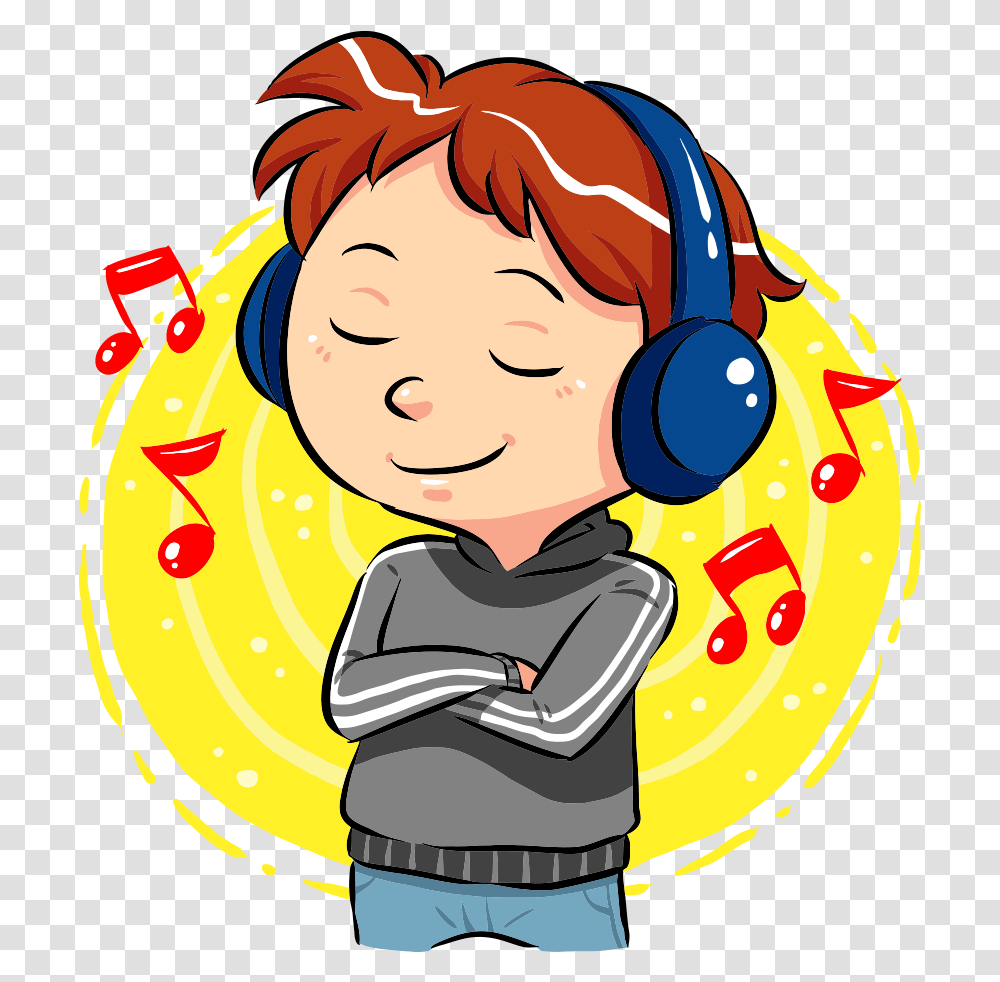 Music Listening Clip Art Listen To Music Clipart Listen To Music Clipart, Electronics, Headphones, Headset Transparent Png
