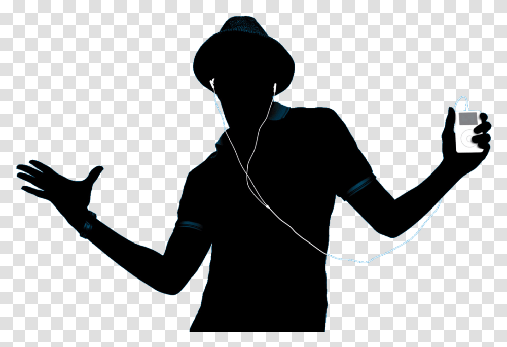 Music Listening To Music Ipod, Sweatshirt, Sweater, Person Transparent Png