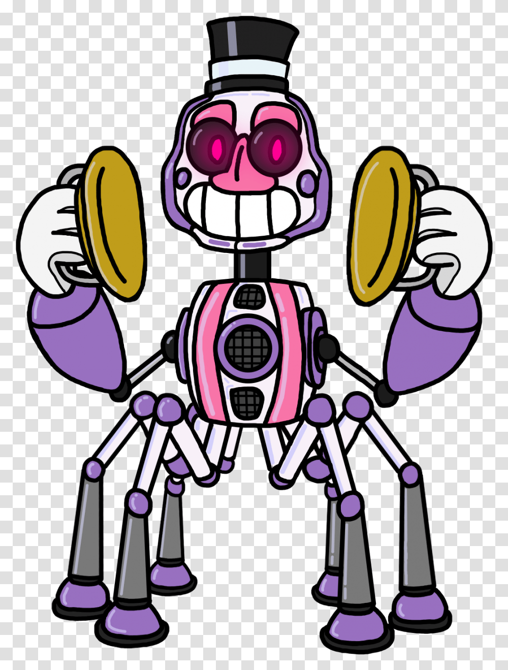 Music Man Fnaf, Robot Transparent Png