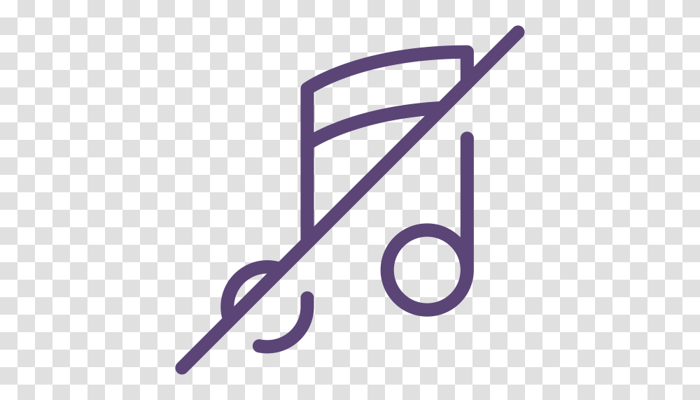 Music Mute No Not Allowed Sign Sound Volume Icon, Emblem, Alphabet Transparent Png