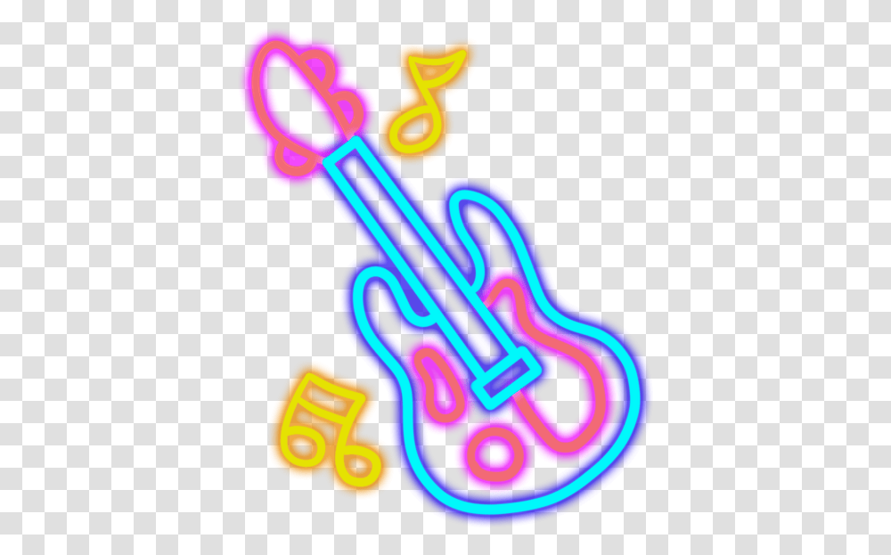 Music Neon Neonlight Lighting Cute Colorful Musicnotes Neon Music Notes Transparent Png