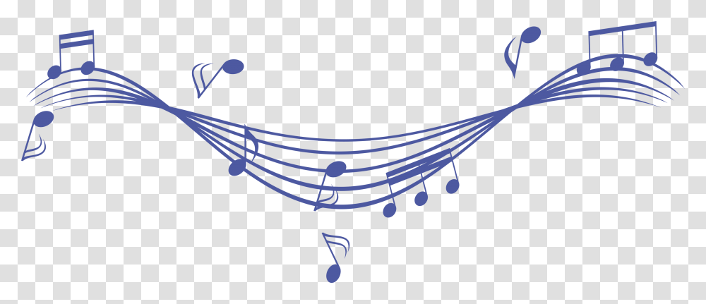 Music Note Blue Music Notes Clipart, Cross, Plan, Plot, Diagram Transparent Png
