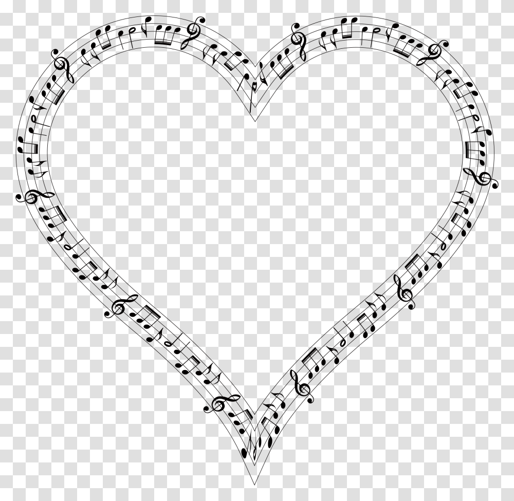 Music Note Clipart Heart Music Note Heart, Outdoors, Nature, Outer Space, Astronomy Transparent Png