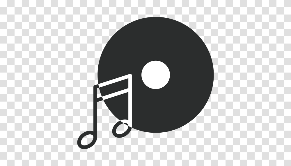 Music Note Disc Flat Icon, Disk, Electronics, Hardware, Dvd Transparent Png