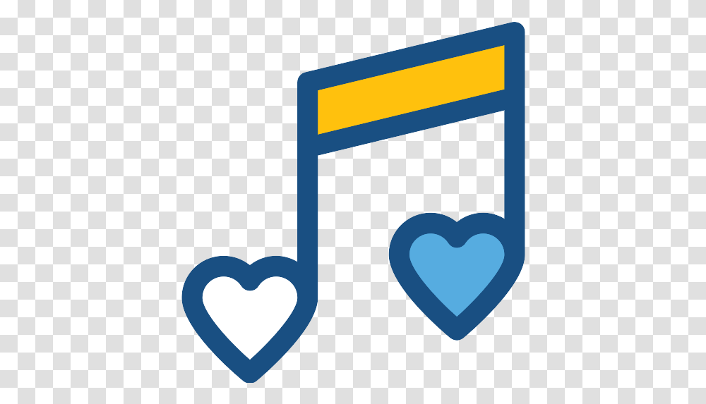 Music Note Icons And Graphics Heart, Label, Text, Sticker, Security Transparent Png