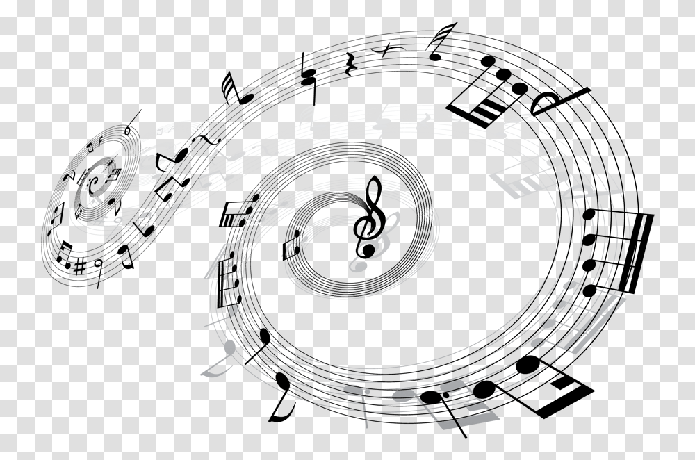 Music Notes Background Sheet Music, Spiral, Photography, Cooktop, Indoors Transparent Png