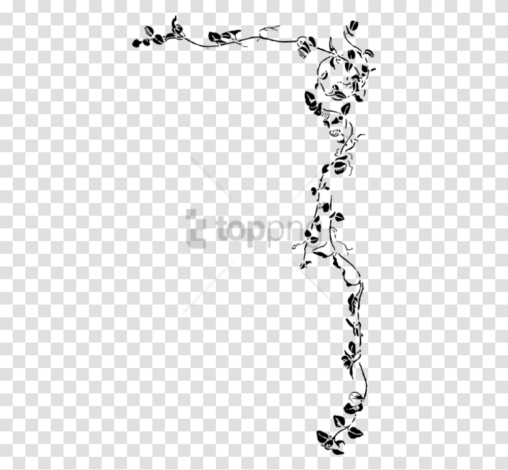 Music Notes Border Image With Background, Sport, Stencil, Working Out Transparent Png
