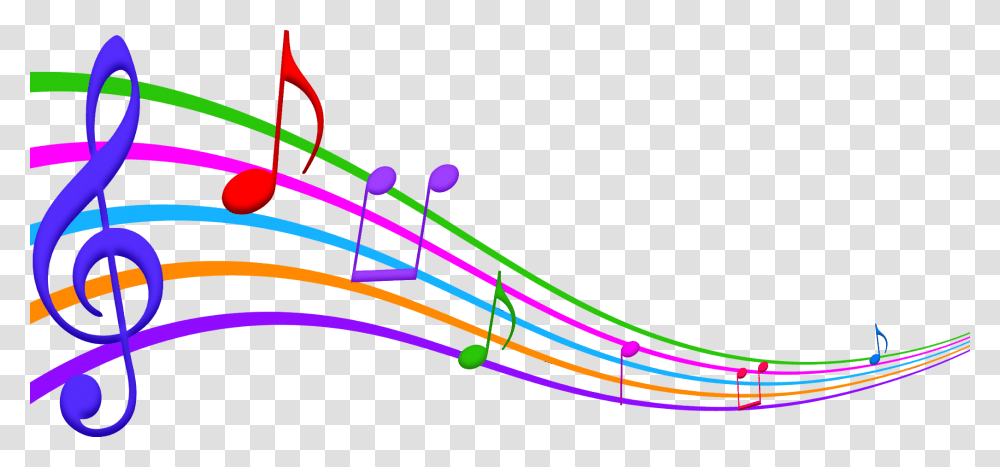 Music Notes Clip Art Monuments To Main Street, Light, Bow, Neon Transparent Png