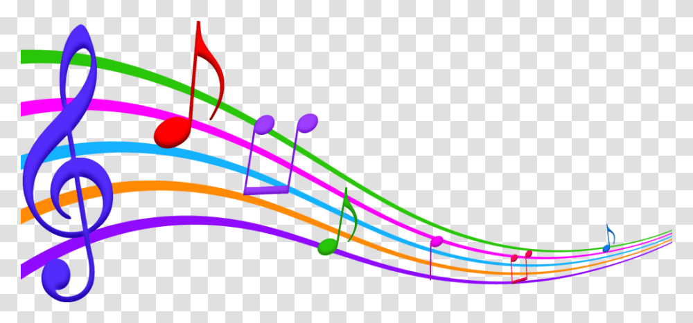 Music Notes Clip Art Music, Light, Neon, Bow Transparent Png