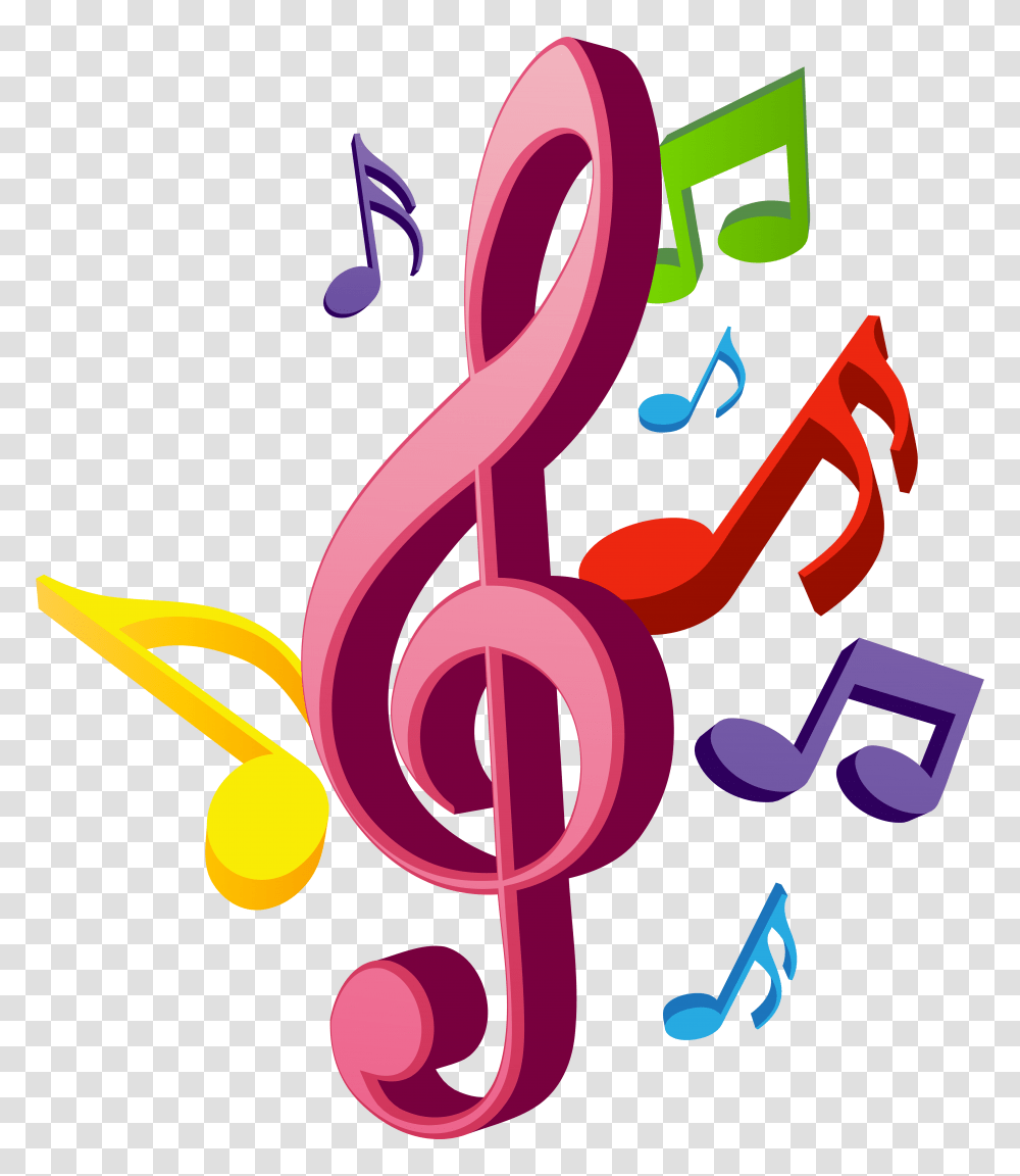 Music Notes Clip, Poster, Advertisement Transparent Png