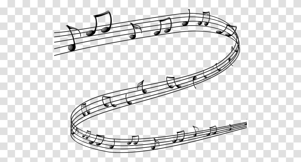 Music Notes Clipart Background, Railway, Transportation, Train Track, Guitar Transparent Png
