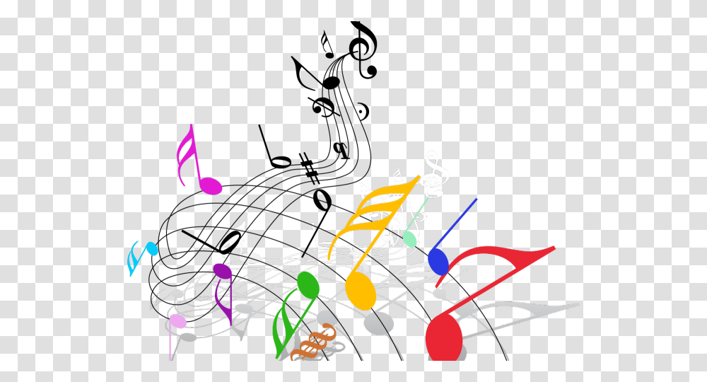 Music Notes Clipart Colorful Music Colorful Music Notes, Floral Design, Pattern, Tree Transparent Png