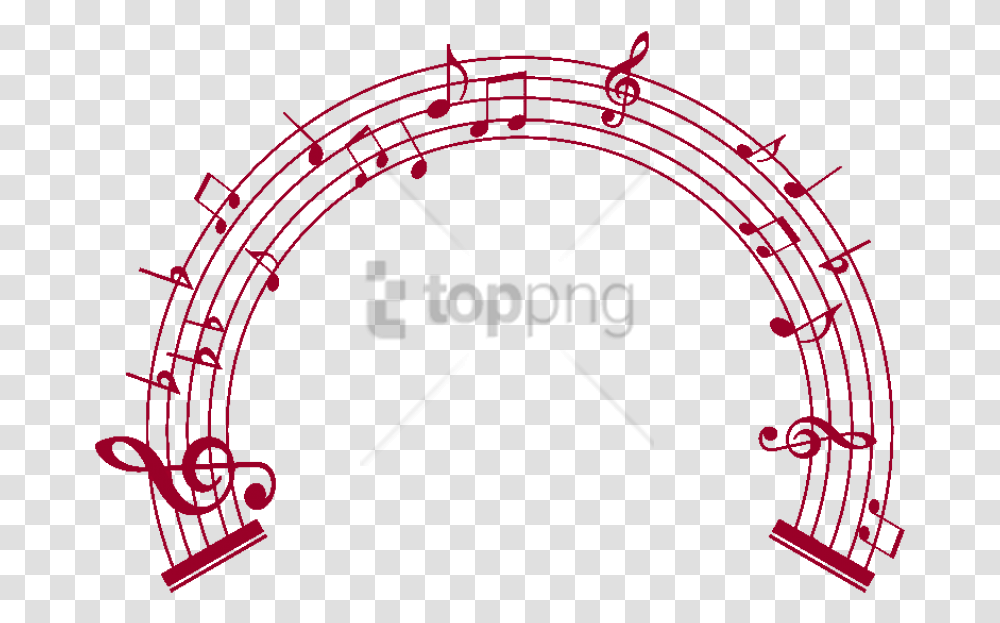 Music Notes Clipart Image Circle Musical Notes Clip Art, Gauge, Tachometer, Parliament Transparent Png