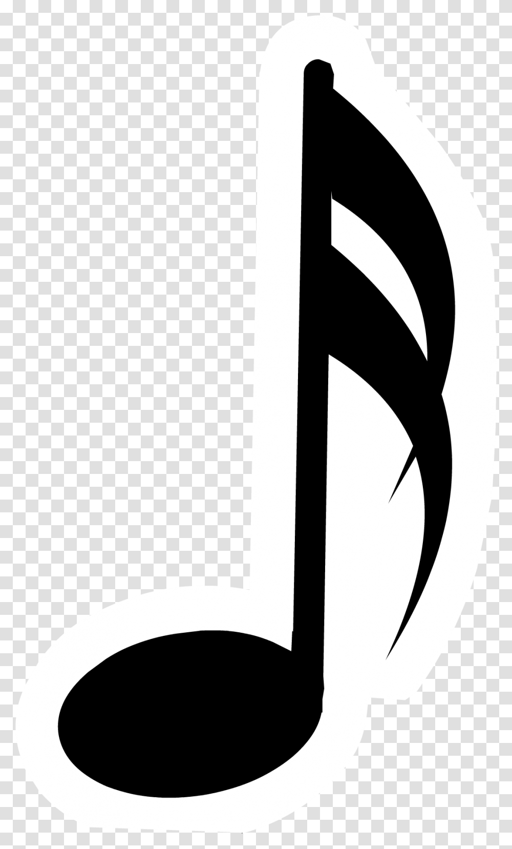 Music Notes Clipart Image Music Note, Text, Stencil, Symbol, Leisure Activities Transparent Png