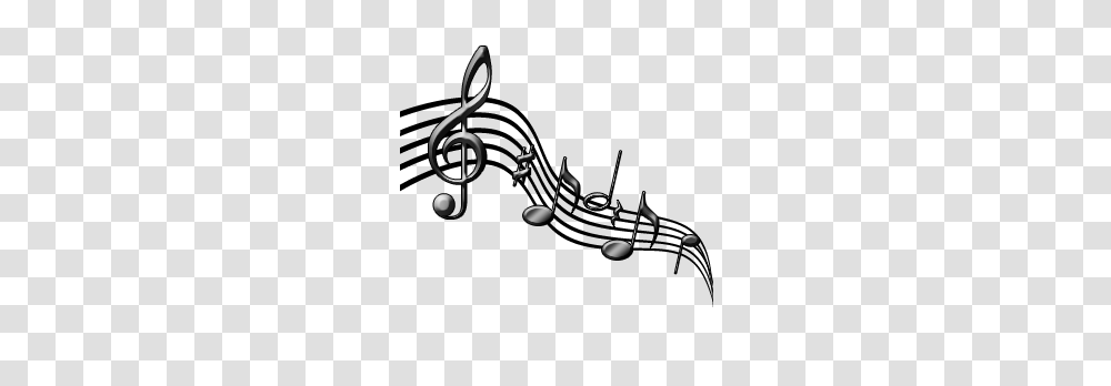 Music Notes Clipart Jazzy Music, Adapter, Weapon, Electronics Transparent Png
