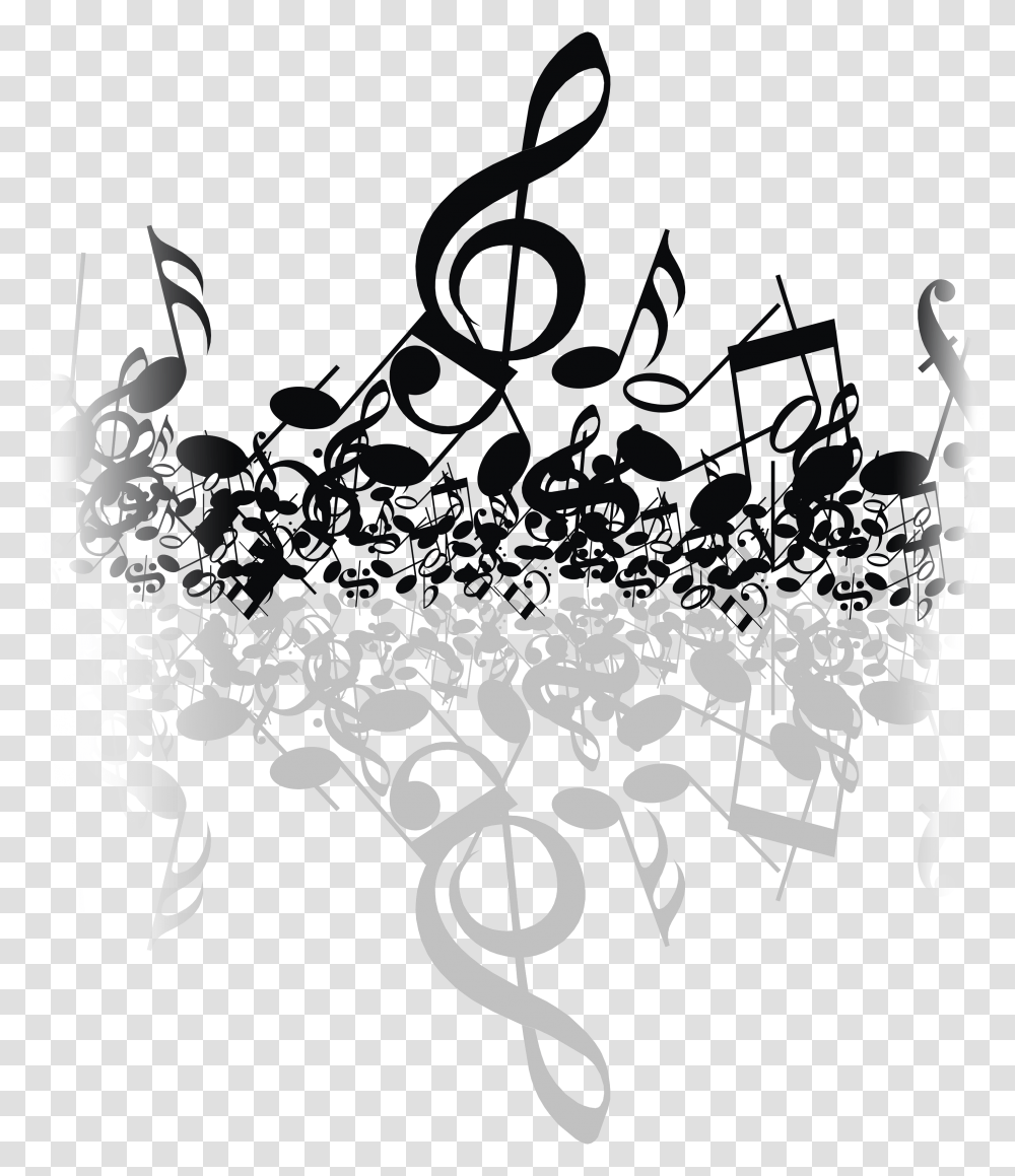 Music Notes Graffiti Music Hd Wallpaper Background, Crowd, Audience, Stencil Transparent Png