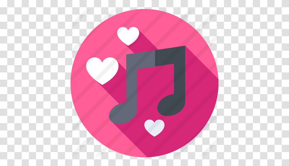 Music Notes Play Music Icon Pink, Text, Number, Symbol, Purple Transparent Png