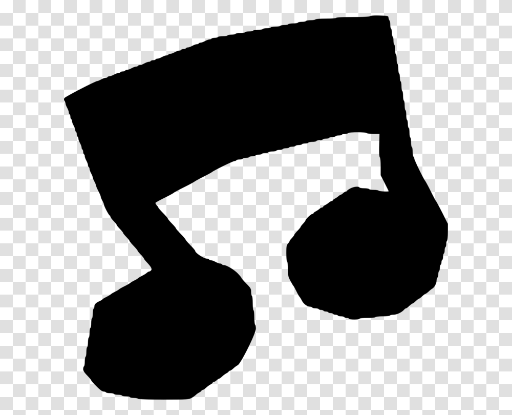 Music Notes Silhouette, Gray, World Of Warcraft Transparent Png