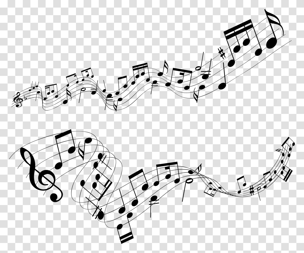 Music Notes Symbols, Silhouette, Cross, Stencil, Light Transparent Png