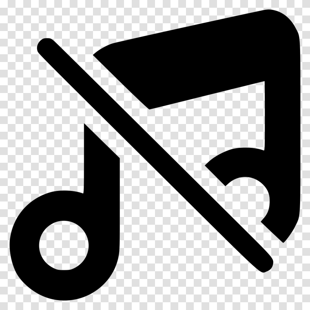 Music Off Music Off Icon, Axe, Tool, Hammer Transparent Png