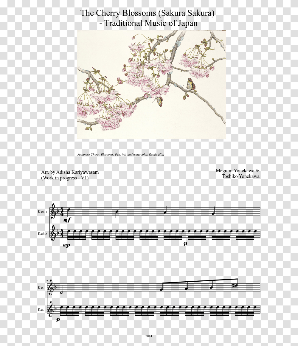 Music, Plant, Flower, Cherry Blossom, Lilac Transparent Png