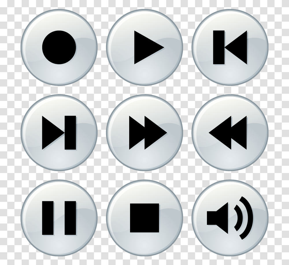 Music Player Buttons Color Download Svg Icon Music Player Buttons, Number, Symbol, Text, Sign Transparent Png