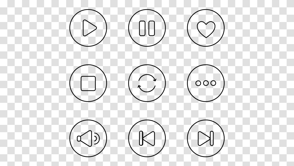Music Player Buttons, Gray, World Of Warcraft Transparent Png