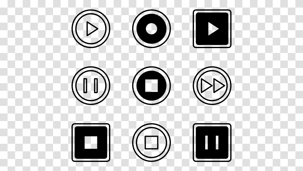 Music Player Icons Circle, Gray, World Of Warcraft Transparent Png