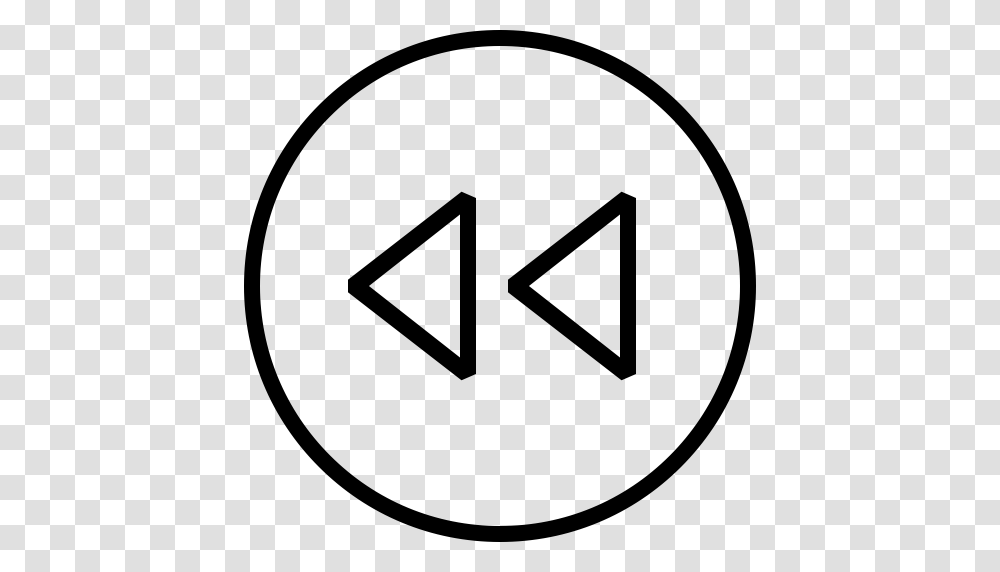 Music Rewind Button Simple Exquisite Icon With And Vector, Gray, World Of Warcraft Transparent Png