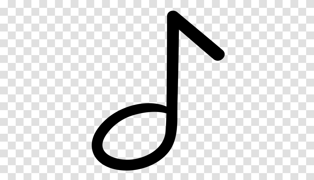 Music Sound Note Doodle Musical Melody Music Note Icon, Gray, World Of Warcraft Transparent Png