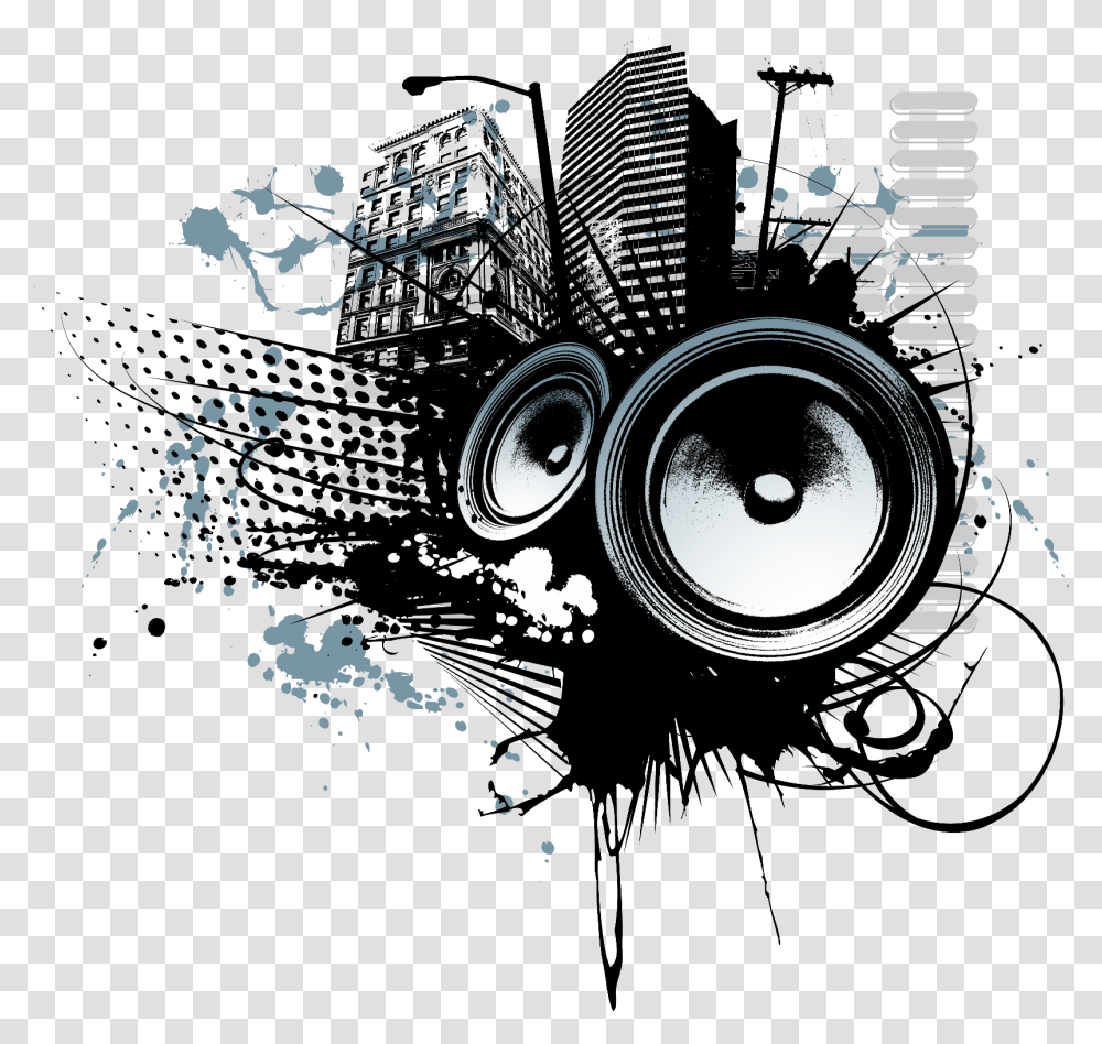 Music Speakers 1 Image Logo Sound System, Poster, Advertisement, Flyer, Paper Transparent Png