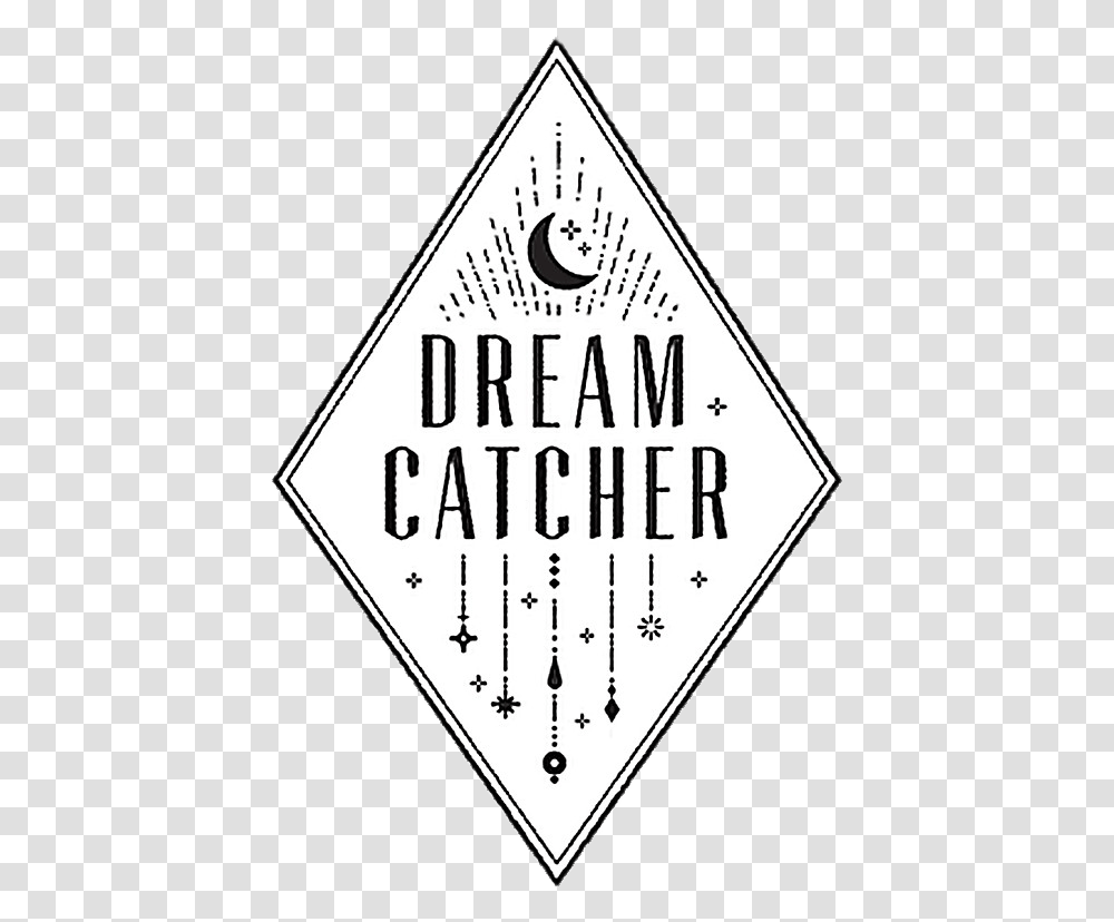 Music Stars Logo De Dream Catcher, Sign, Road Sign, Triangle Transparent Png