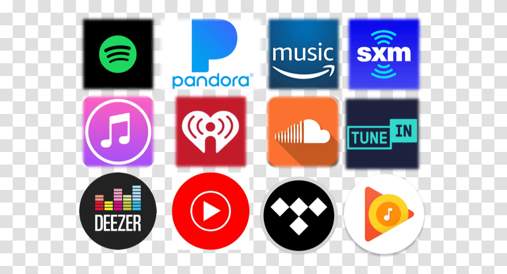 Music Streaming App Icons Deezer Hd Icon, Logo, Trademark Transparent Png