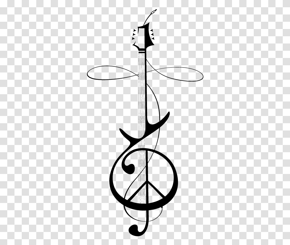 Music Symbol Tattoo, Gray, World Of Warcraft Transparent Png