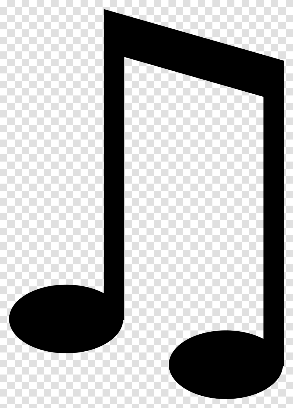 Music Symbols Beam Notes Double Eighth Note, Gray, World Of Warcraft Transparent Png