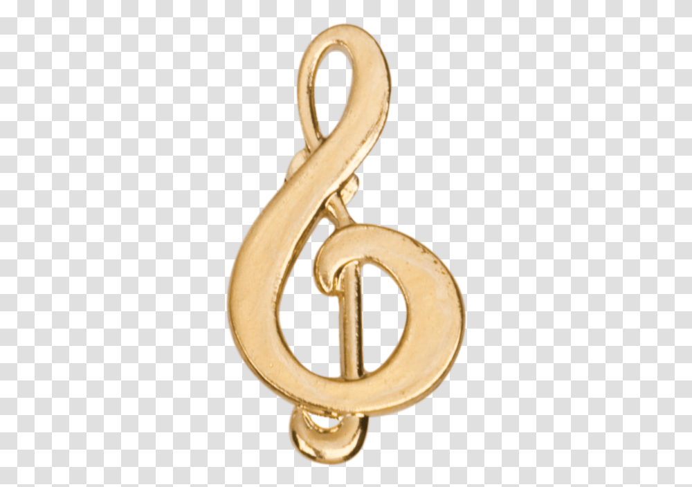 Music Treble Clef Chenille Pin Lapel Pin, Horn, Brass Section, Musical Instrument, Bugle Transparent Png