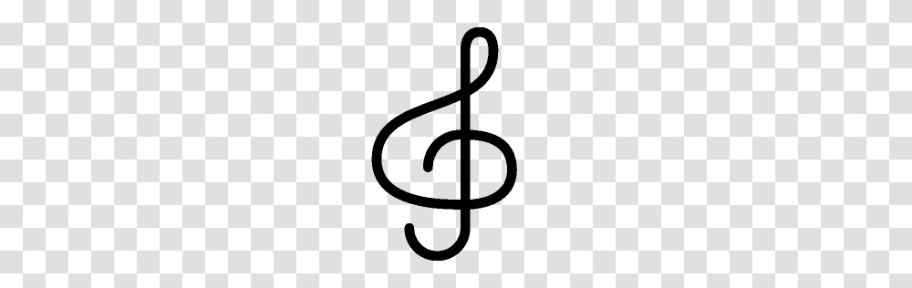 Music Treble Clef Icon Ios Iconset, Gray, World Of Warcraft Transparent Png